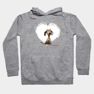 Love Is A Battlefield Dachshund Lived To Tell Hoodie